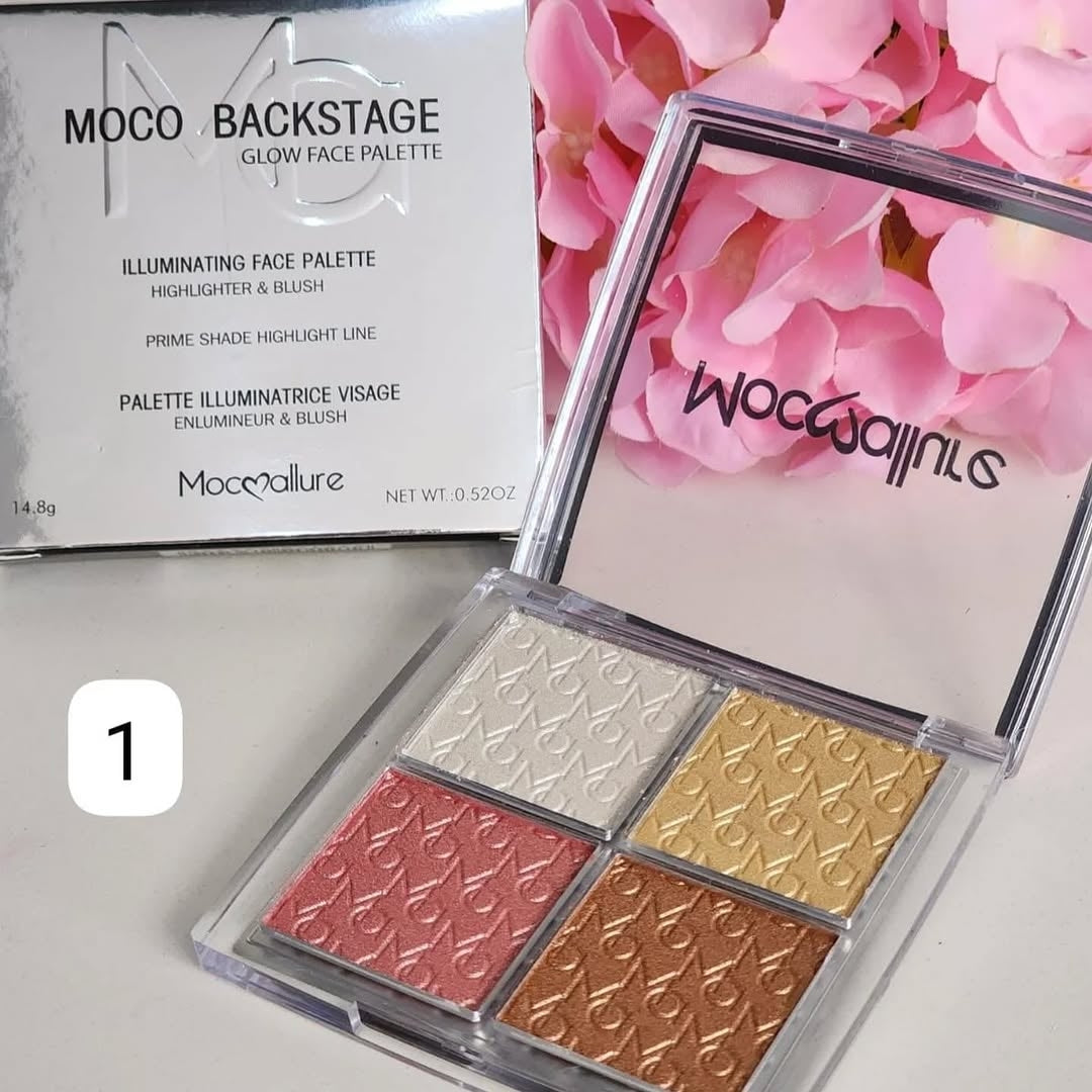 Face illuminating pallete