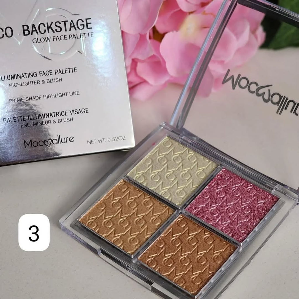 Face illuminating pallete