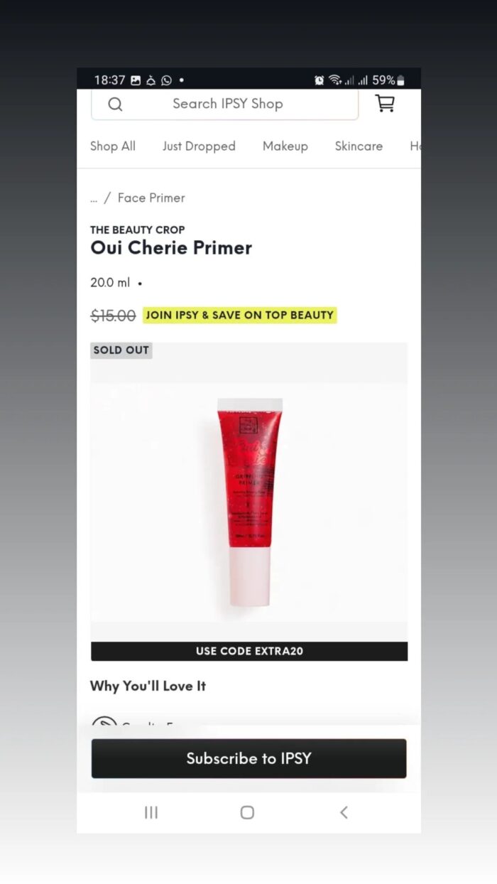 Oui cherry gripping primer - Image 4