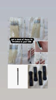 Deal of 11 brushes in 499 only